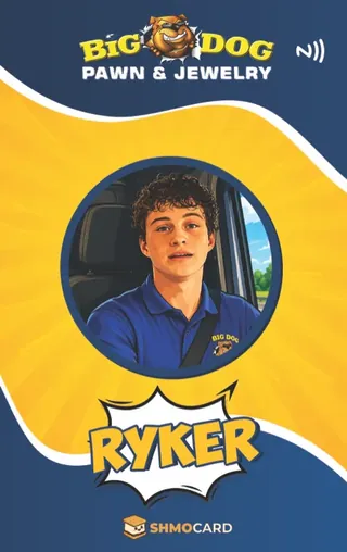 Badge we made for Big Dog Pawn, a Pawn Leads client: Ryker