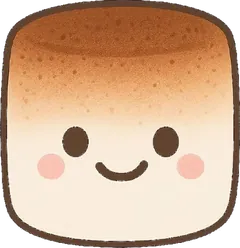 Shmello, the toasted marshmallow mascot