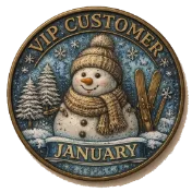 January VIP badge