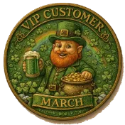 March VIP badge