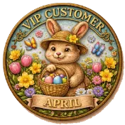April VIP badge