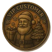 December VIP badge